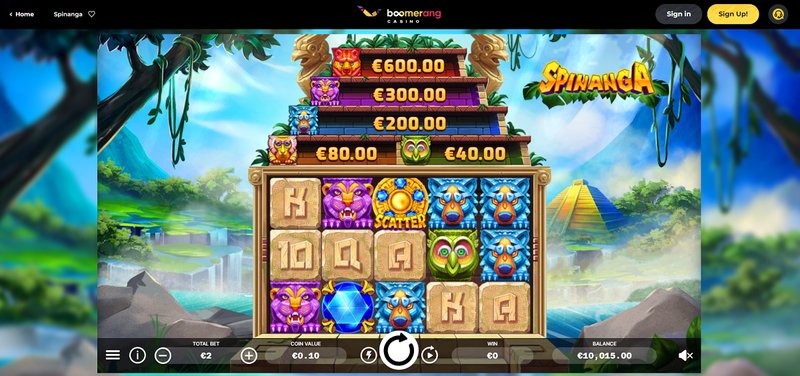 Boomerang Casino Slovenija: Igrajte Online Slot Machine in Bonus igre